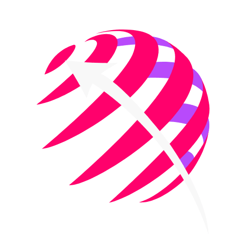 reqqueza logo (white arrow)